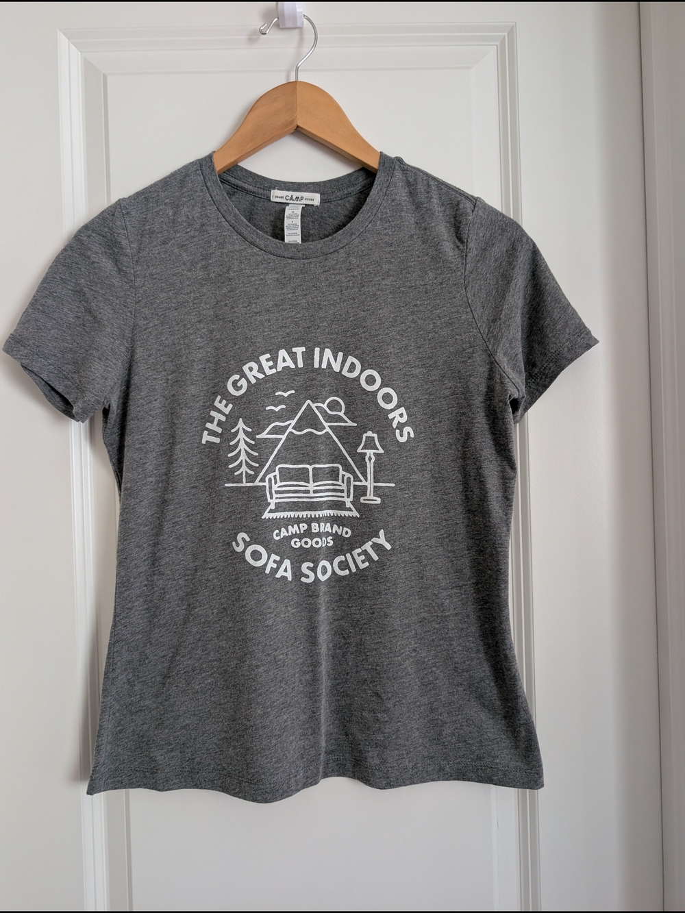 Camp Brand Goods | The Great Indoors Relaxed T-Shirt | Tri Grey | S